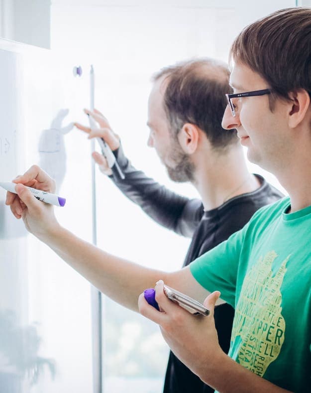 доска проекта и фото команды