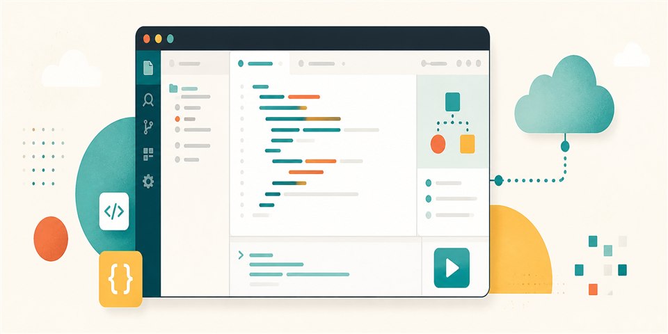 Иллюстрация онлайн-среды разработки